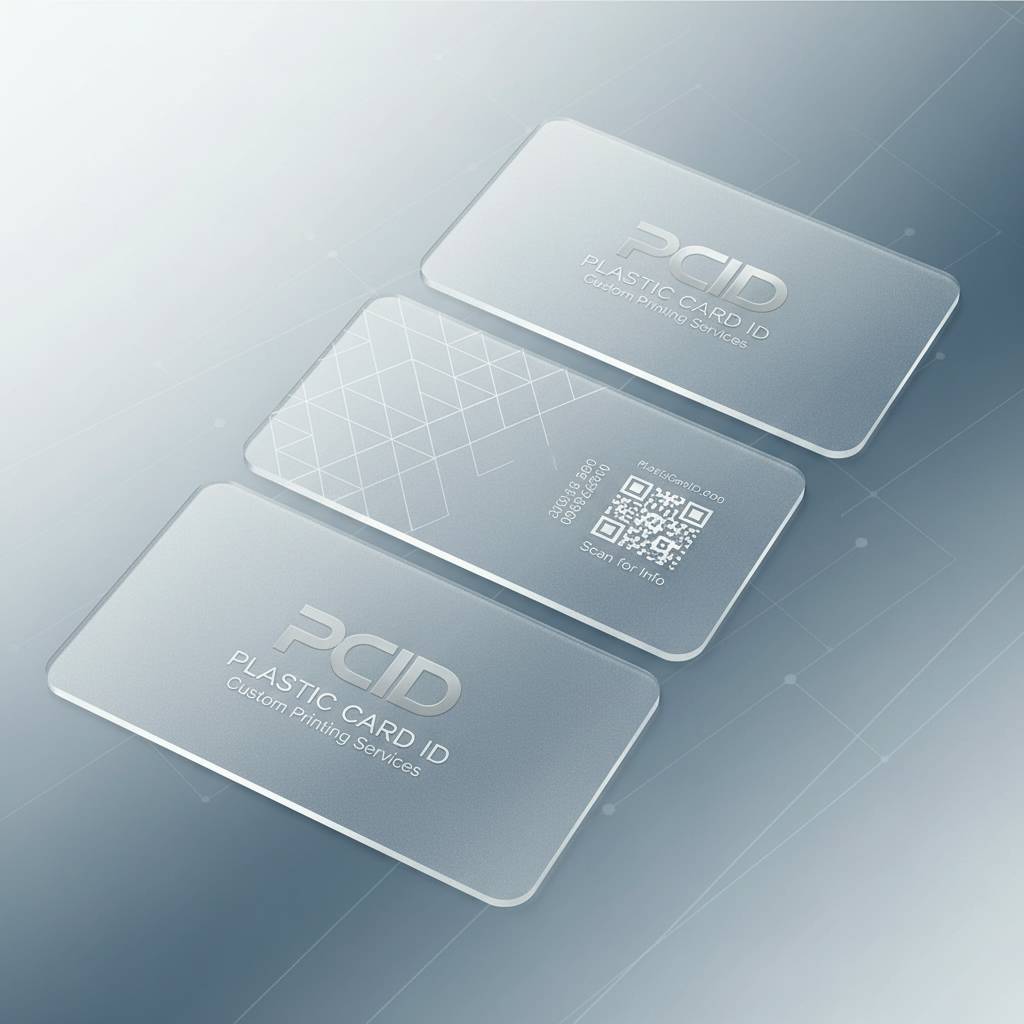 Why Clear Plastic Business Cards from Plastic Card ID
