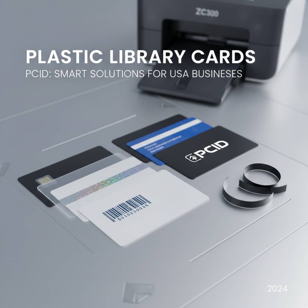 Plastic Library Cards