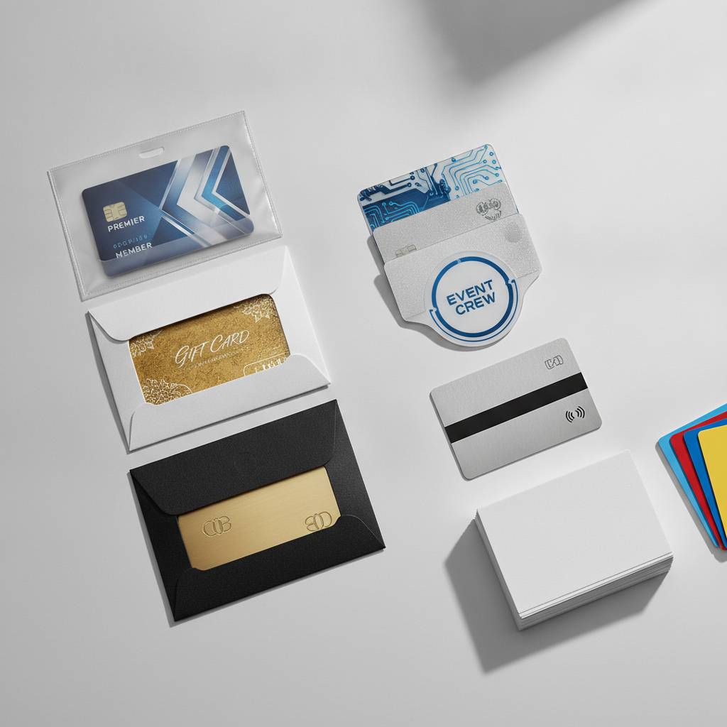 Specialty Cards: Clear, Custom-Shaped, and Luxury Metal