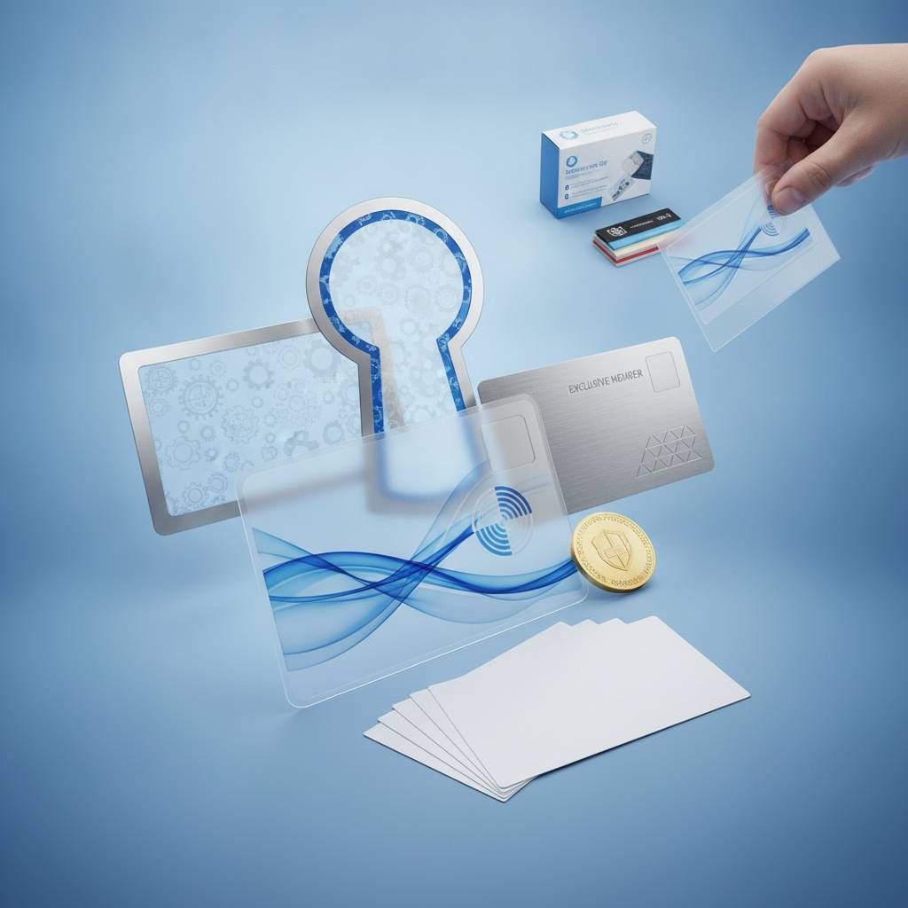 Specialty Cards: Clear, Custom-Shaped, and Metal Options