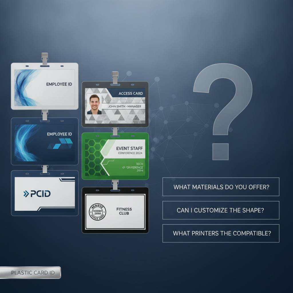 Frequently Asked Questions About Our Printed ID Badges